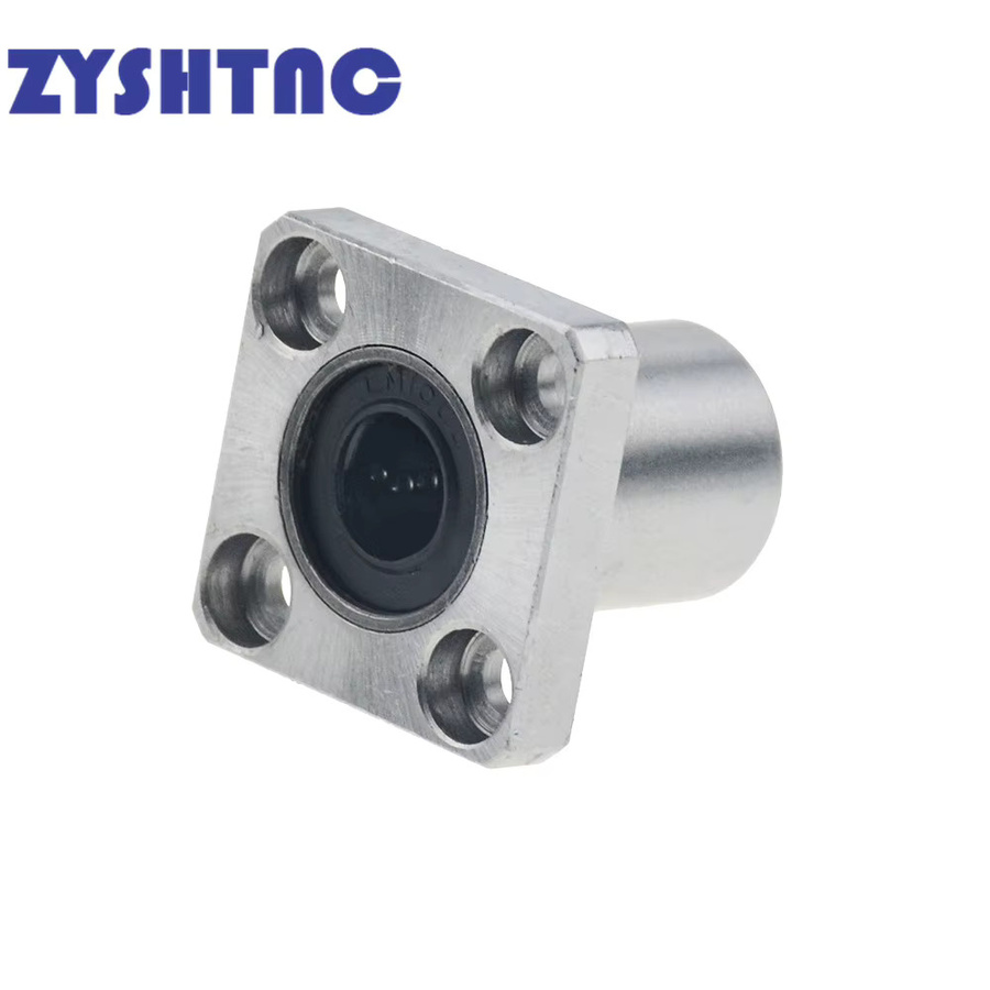 ZYSHTNC Quadratische Flansch Linearbewegungsbuchse LMK Kugellager aus Stahl in Silber für 3D-Drucker und CNC-Teile - Bild 2