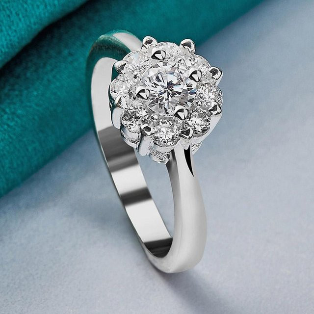 URMYLADY Ring 925 Silber, Zirkonia, Damen - Bild 1