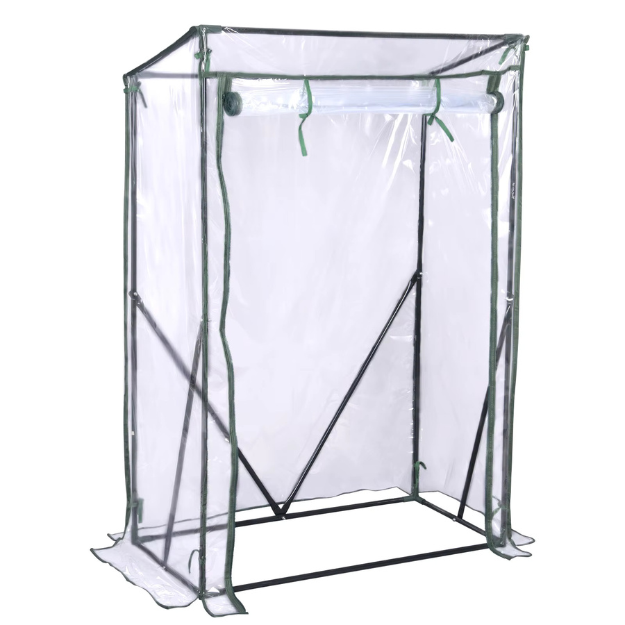 WOLTU Gewächshaus aus Polycarbonat für Blumen und Gemüse, transparent, B/T/H: 150 x 100 x 50 cm - Bild 2