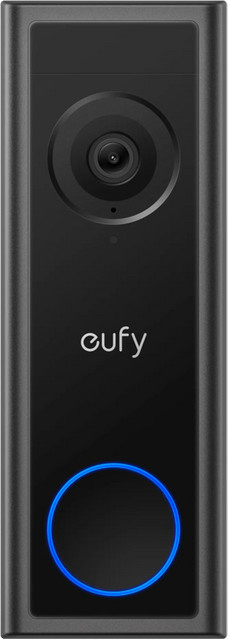 eufy Video Doorbell C30 Video Türglocke in Schwarz mit Wi-Fi - Bild 1