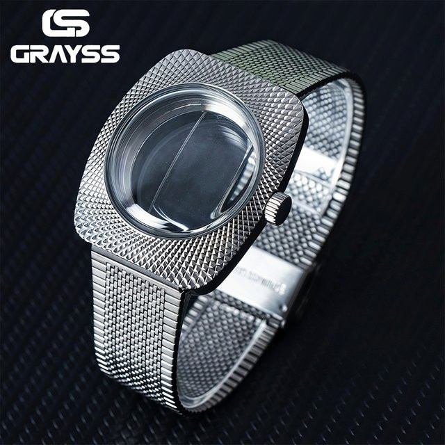 GRAYSS Uhrenfall, Edelstahl, Silber, Milanaise, Unisex - Bild 1