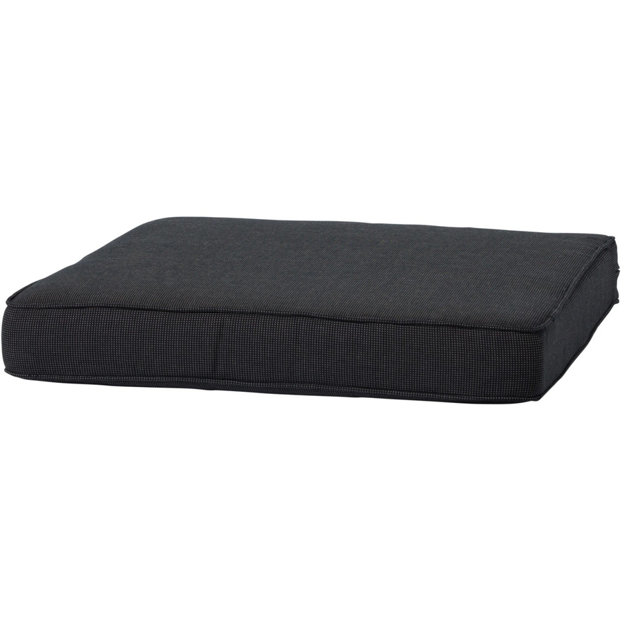 Madison Lounge Sitzkissen Rib in Black aus Acryl, rechteckig - Bild 2
