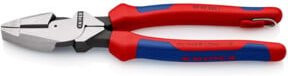 Knipex Lineman's Pliers Kabelzange aus Chrom-Vanadium-Stahl mit Sicherungsöse, Mehrfarbig, Länge: 240 mm - Bild 1