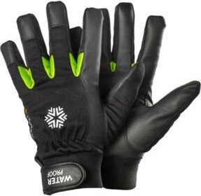Tegera Winterhandschuh 517 wasserdicht in Grün/Schwarz Gr. 6 mit Latexbeschichtung nach EN 388 - Bild 1