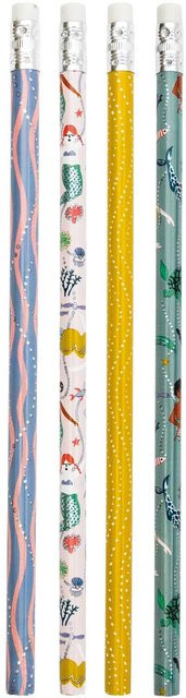 Rico Design Paper Poetry Bleistifte Mermaids 4er-Set Mehrfarbig - Bild 1