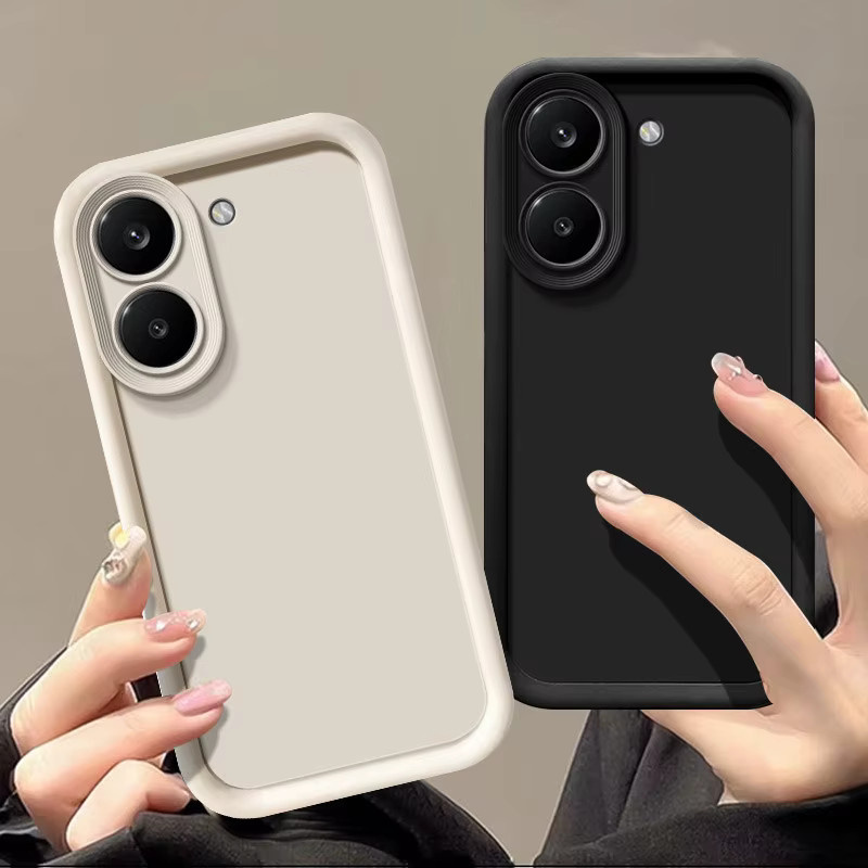 Xiaomi Poco X8 Pro Handyhülle in Rot, weiche Schutzhülle mit Matt-Effekt und Sturzschutz - Bild 2