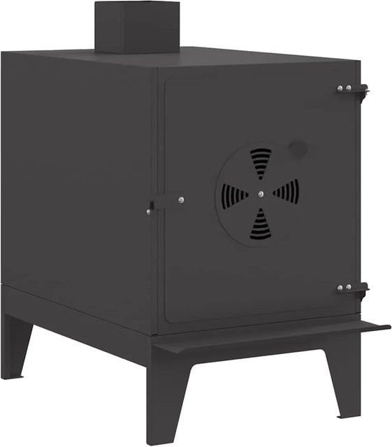 vidaXL Campingkocher aus Stahl in Schwarz B/T/H: 35 x 50 x 60 cm - Bild 1