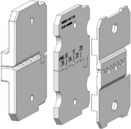 Weidmüller AIE Multi-Stripax 9202280000 Abisolierzange in Grau für 16 bis 26 mm² - Bild 1