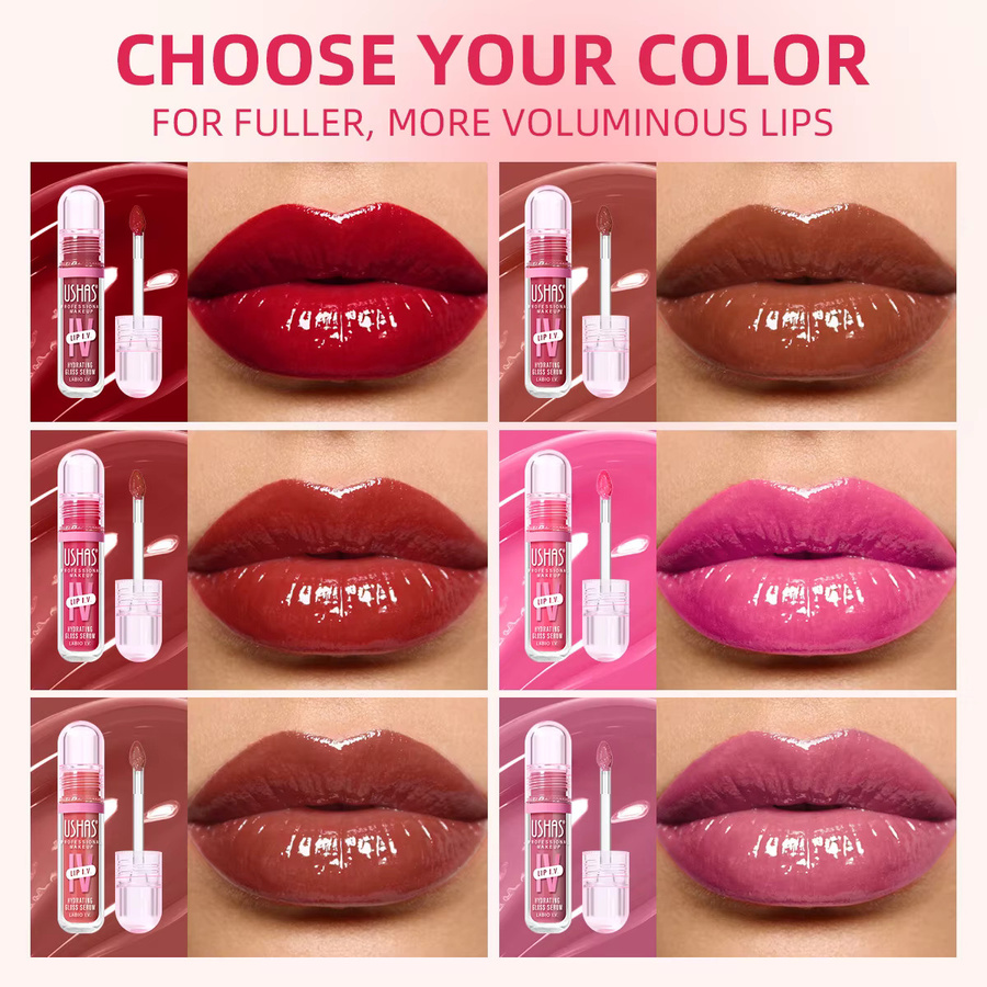 USHAS Lipgloss, Spiegelwasser-Effekt, Unisex - Bild 5