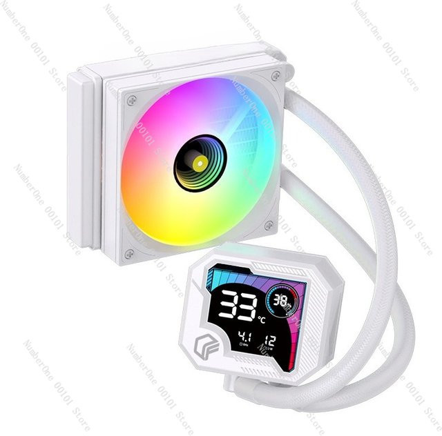 360-Grad-CPU-Flüssigkeitskühler mit Segmentcode-Bildschirm und intelligenter Temperaturanzeige - Bild 1