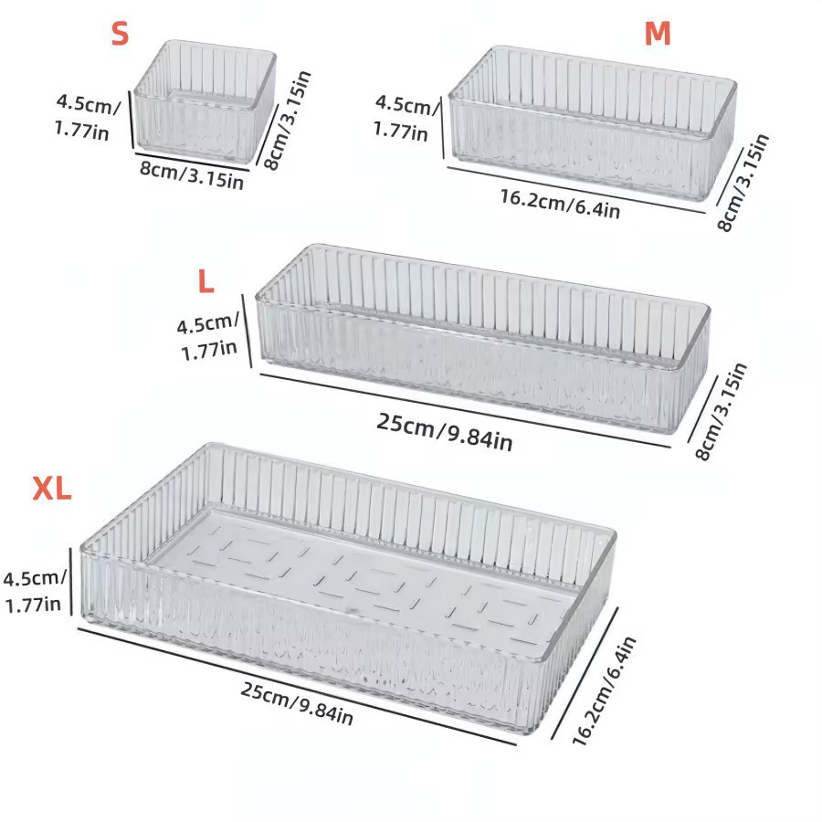 Untior Transparente Acryl-Schubladenbox für Desktop und Badezimmer - Bild 2