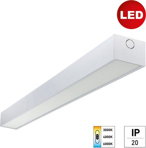 E2 LINEARIO L Deckenleuchte LED in Weiss, B x L: 7,5 x 150 cm - Bild 1