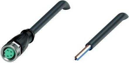 Pepperl+Fuchs 239453 Sensor-Aktor-Steckverbinder konfektioniert, 4 Polzahl, schwarz, 20 m - Bild 1