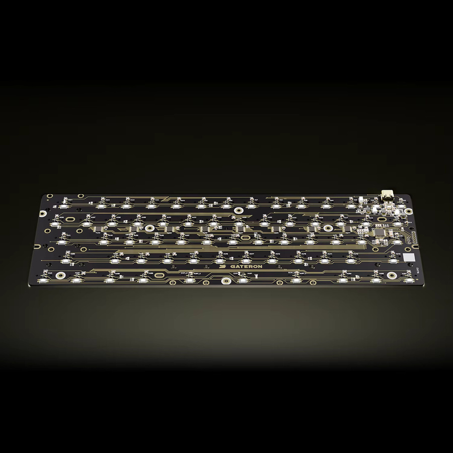 GATERON GT60 PRO+ Magnetische Tastaturplatine für 60 % Layout Magnetic Jade Serie in Schwarz - Bild 2