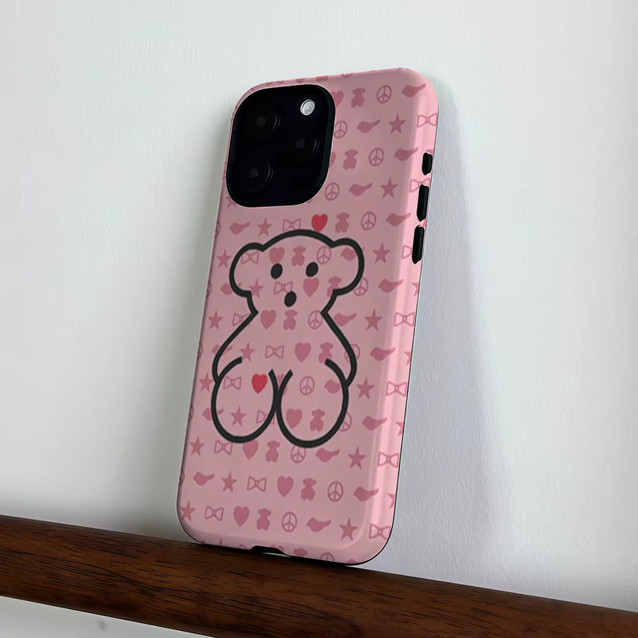 CaseLumi Matte Bumper Schutzhülle mit MagSafe Kompatibilität für iPhone 17 16 15 14 13 Pro Max in Pink - Bild 3