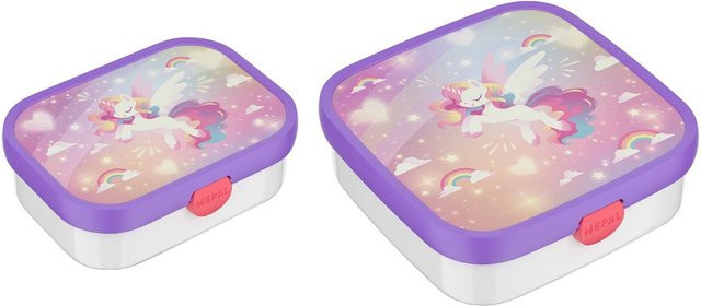 Mepal Brotdosen-Set Campus 2er Set Multicolor mit Besteck und Snap-Lid - Bild 1