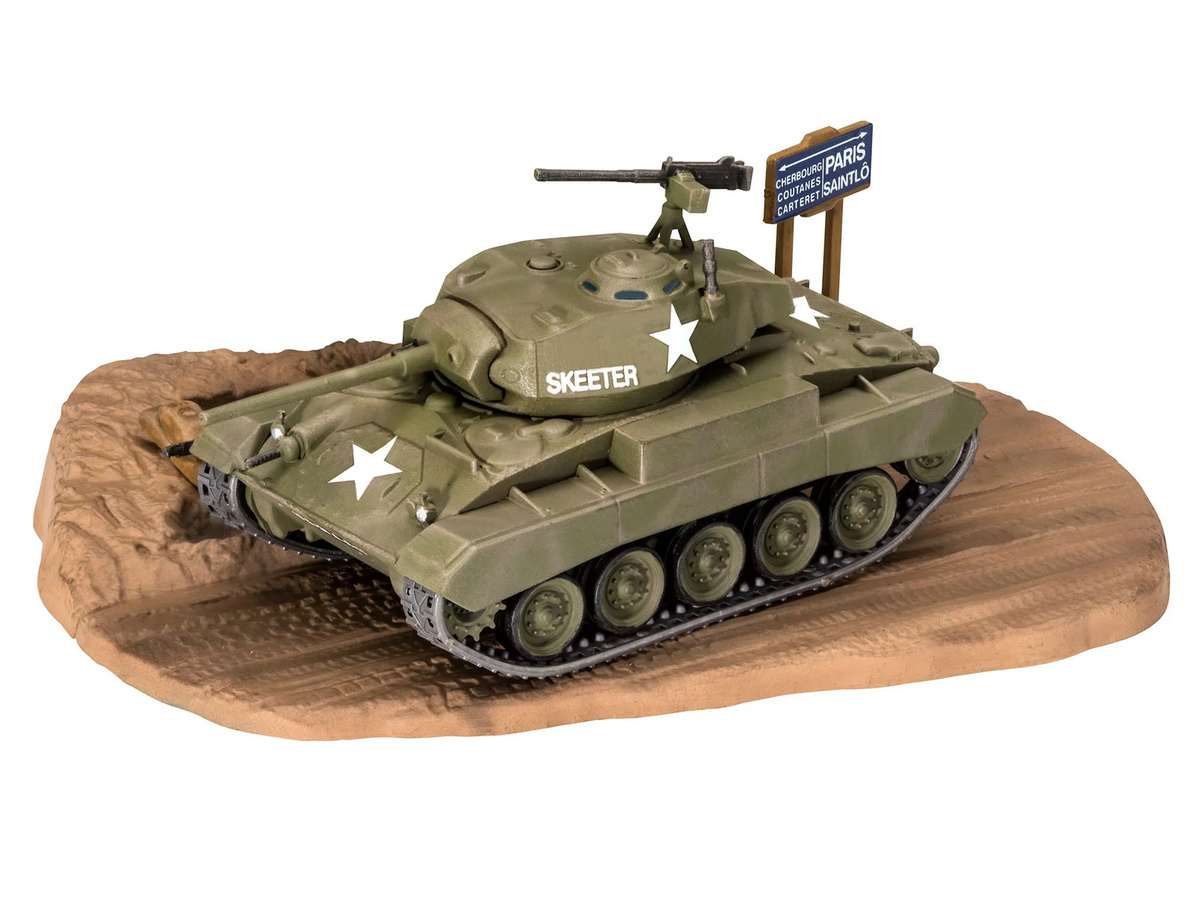 Revell Model Set M24 Chaffee Panzer Grau - Bild 2