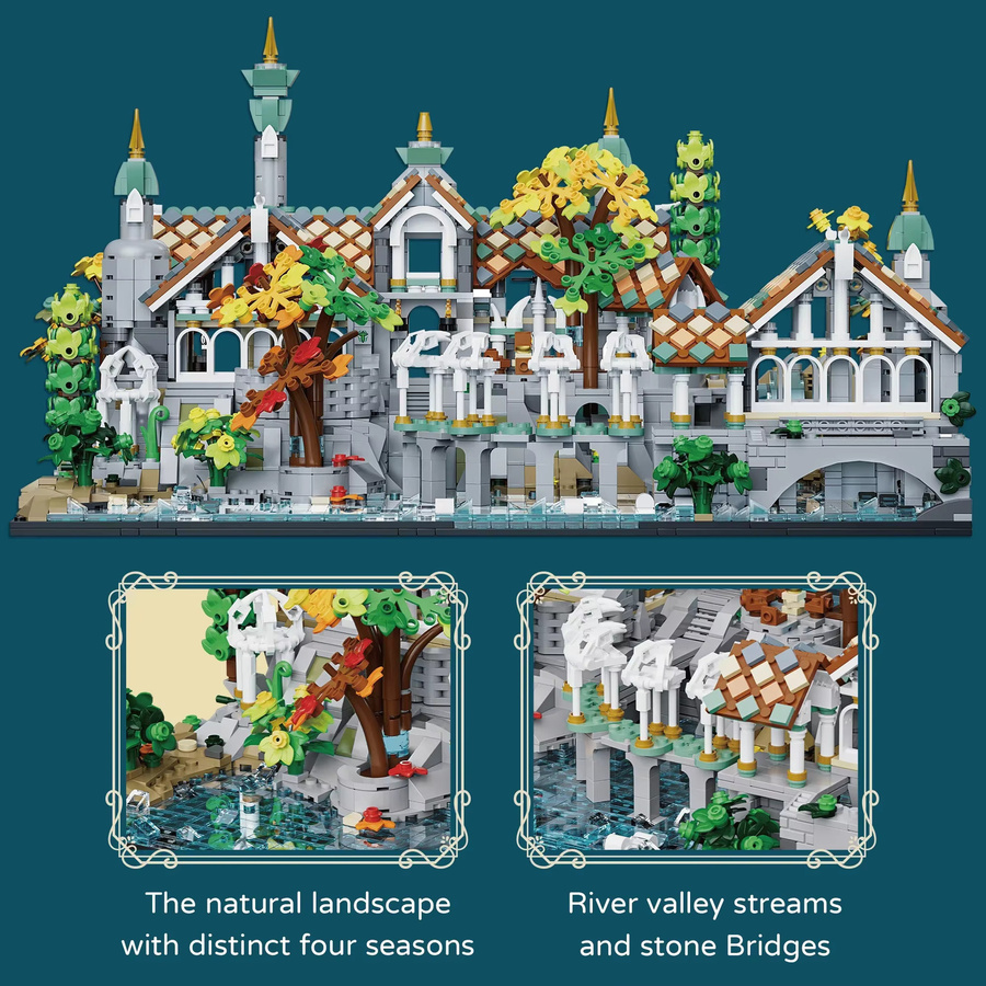 AMAZINGBLOKS Blickplattform-Bausatz, Fantasy, 3.337 Teile - Bild 2