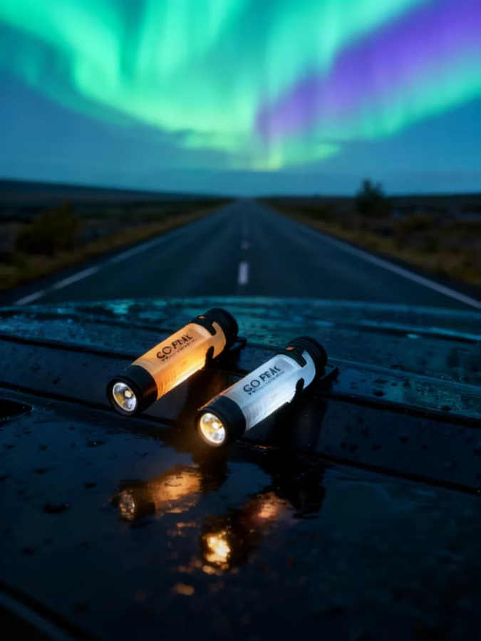 GOPEAK Mini LED Taschenlampe mit Schlüsselclip und RGB-Farben für Notfälle und Outdoor-Einsätze, Multicolour - Bild 2