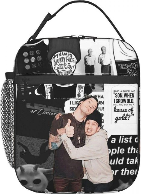 Twenty One Pilots Isolierte Lunchtasche von Fancy Style Studio, Auslaufsichere Thermische Brotdose für Damen und Kinder, Mehrfarbig - Bild 1