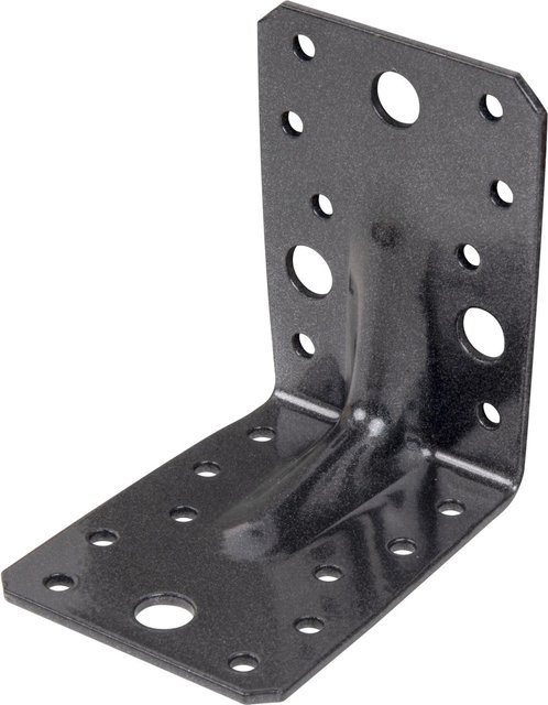 GAH Alberts Duravis Schwerl-Winkelverbinder Sicke Sw-Diamant Duplexbeschichtet, Stahl, B/T/H: 90 x 90 x 65 mm - Bild 1