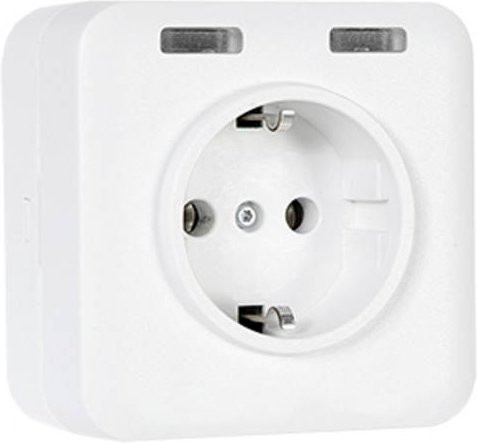 Eberle INSTAT 868-a1S Raumthermostat Zwischenstecker zum Heizen in Weiß - Bild 1