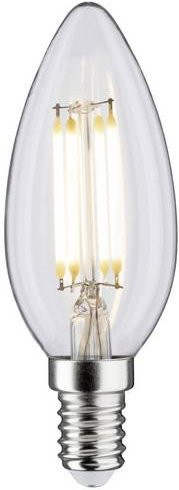 Paulmann LED Filament Kerzenlampe E14 4,5W Warmweiß Transparent Durchmesser: 35 mm, Höhe: 98 mm - Bild 1