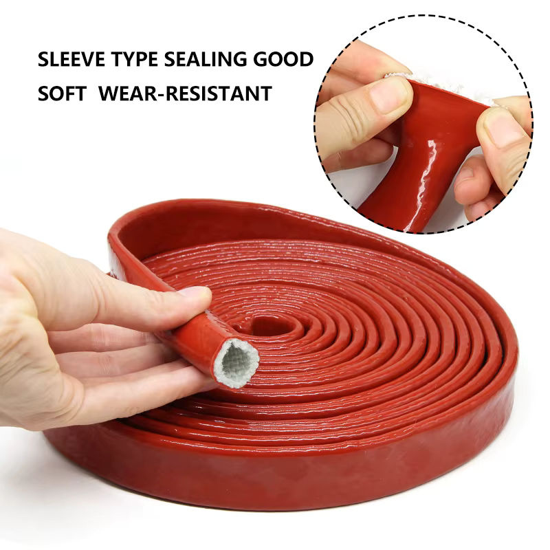 Feuerhemmendes Silikon-Fiberglasrohr mit verdickter Isolierung, schwarz, 4 mm – 35 mm - Bild 3