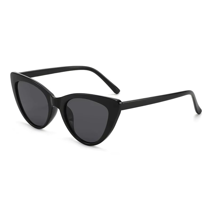 TWOOO Cat-Eye-Sonnenbrille, Vollrand, Kunststoff, Schwarz, Damen - Bild 5