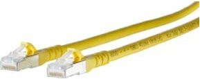 BTR NETCOM Patchkabel Cat.6A S/FTP Ethernet LAN Gelb 0,5 m - Bild 1