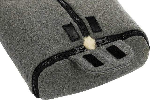 Babycab Winterfußsack Oolu Wool aus Lammwolle für Tragewannen und Babyschalen in Grau - Bild 1