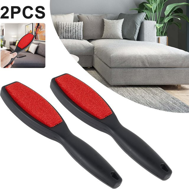 Willstar Fusselbürste doppelseitig im 2er-Set zur Haarentfernung für Kleidung, Sofas und Möbel - Bild 1