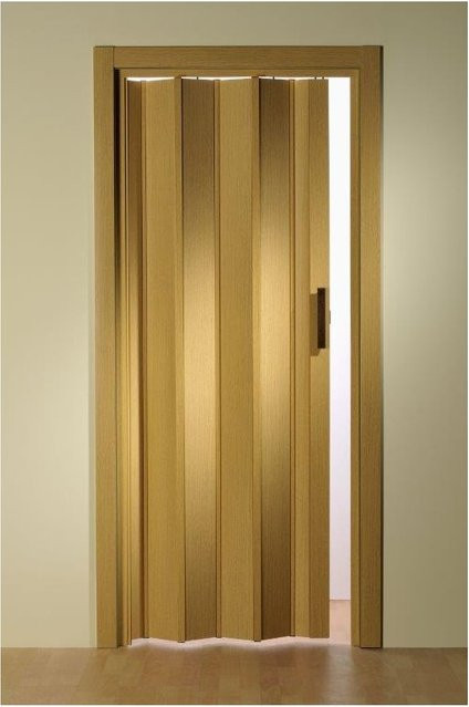 Forte Premium Kunststoff Falttür Luciana in Eiche Hell, Breite: 88,5 cm, Höhe: 202 cm - Bild 1