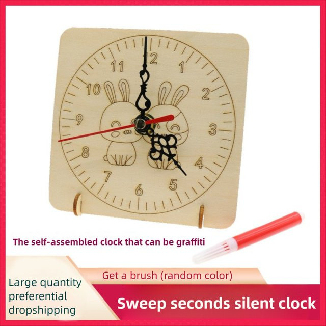 U-Angel-1988 DIY Uhr Modell, Holz Puzzle, 3d - Bild 1