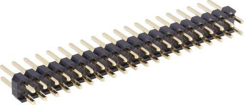 BKL Electronic Stiftleiste Standard in Schwarz mit 2 Reihen und 13 Polzahlen pro Reihe - Bild 1