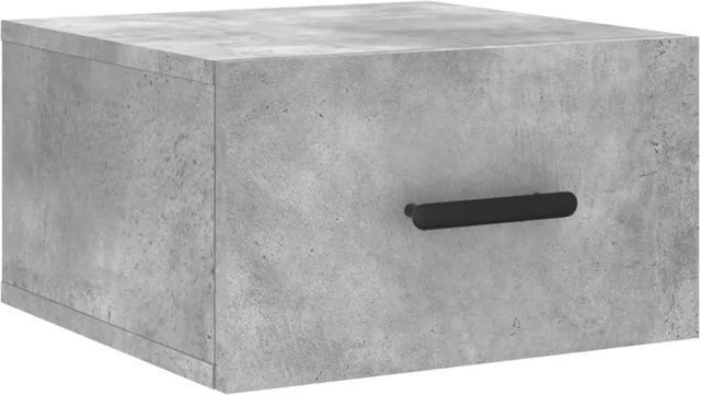 vidaXL Wand-Nachttisch in Betongrau aus Holzwerkstoff, B/T/H: 35 x 35 x 20 cm - Bild 1
