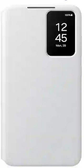 Samsung Smart View Wallet Flip Case für Galaxy S24 und S24+ SM-S921B SM-S926B in Weiß - Bild 1