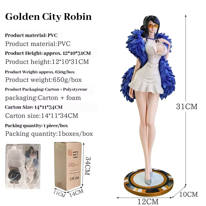 Bandai One Piece Nico Robin Actionfigur, Gold, Bunt / Mehrfarbig, Einzelfigur - Bild 2