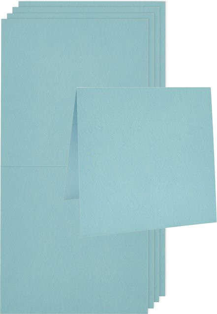 Rico Design Paper Poetry Luxury Karten Quadratisch Türkis - Bild 1