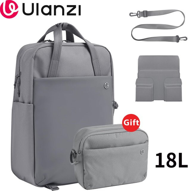 Ulanzi F08 DSLR-Kamera-Videotasche als Rucksack mit 18 l Volumen in Schwarz oder Grau - Bild 1