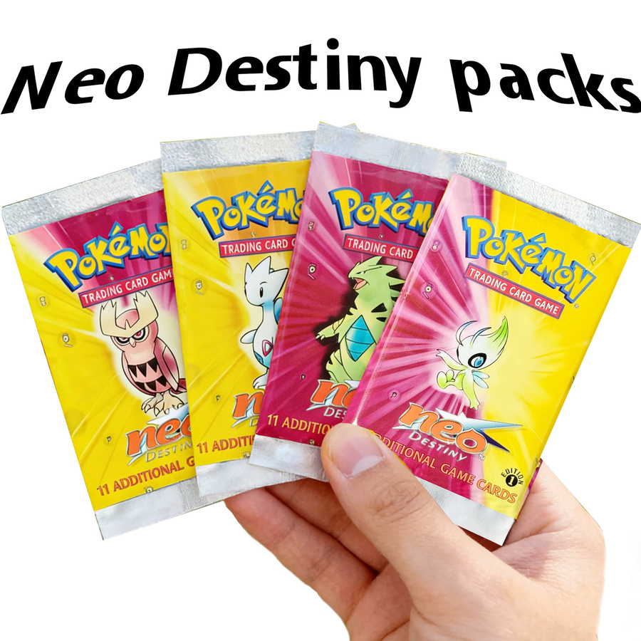 PKM 2002 Neo Destiny Booster Pack 1. Edition Version, Spielkarten, ab 10 Jahren - Bild 4