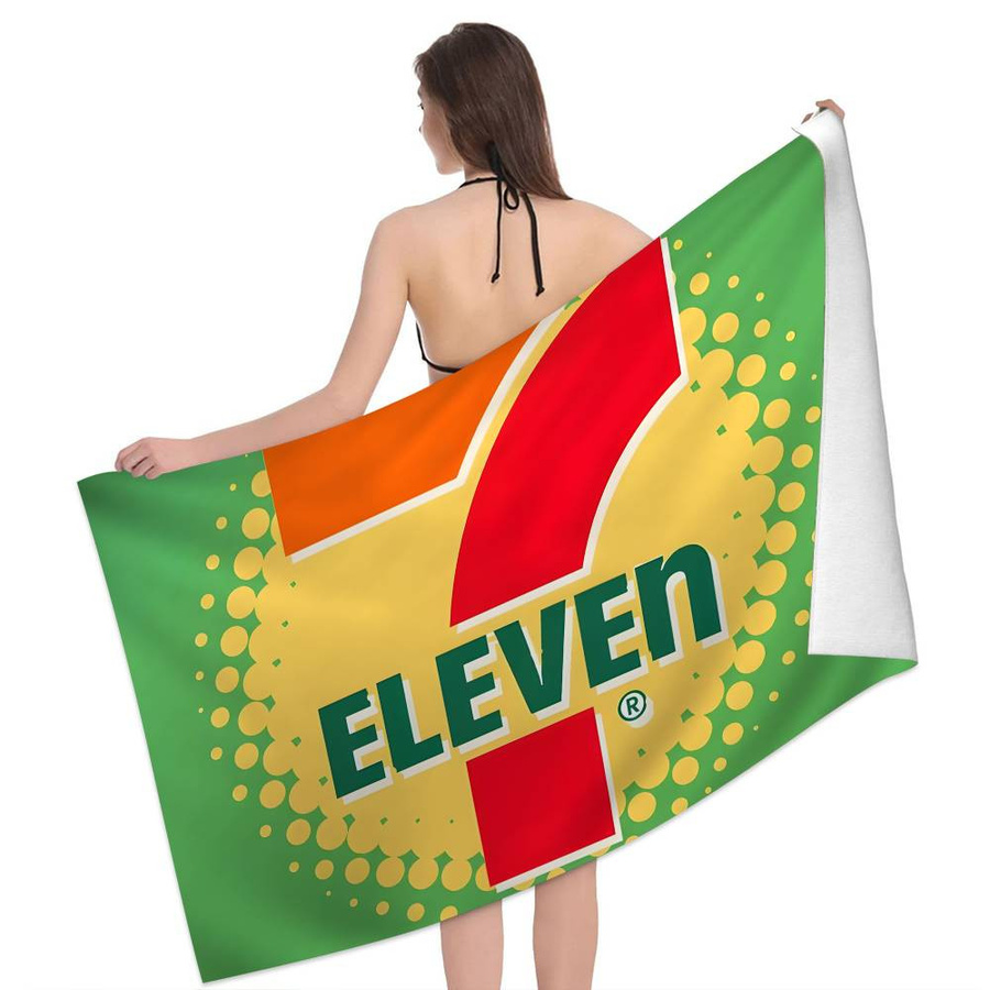7-E-Eleven-S Mikrofaser Strandtuch mit Anime-Design, schnelltrocknend und saugfähig, Mehrfarbig, 30 x 30 cm - Bild 3