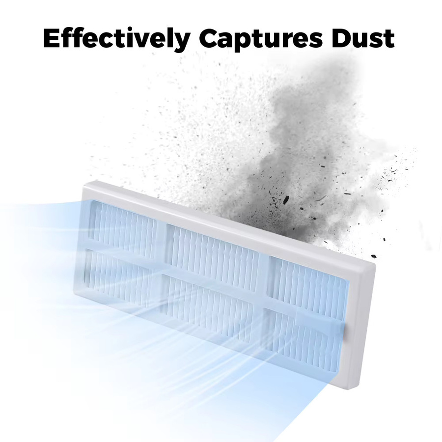 WINDNINJA Gia Ersatzfilter für Narwal J3 und Narwal Freo Saugroboter, waschbare Filter Ersatzteile, Weiß - Bild 2