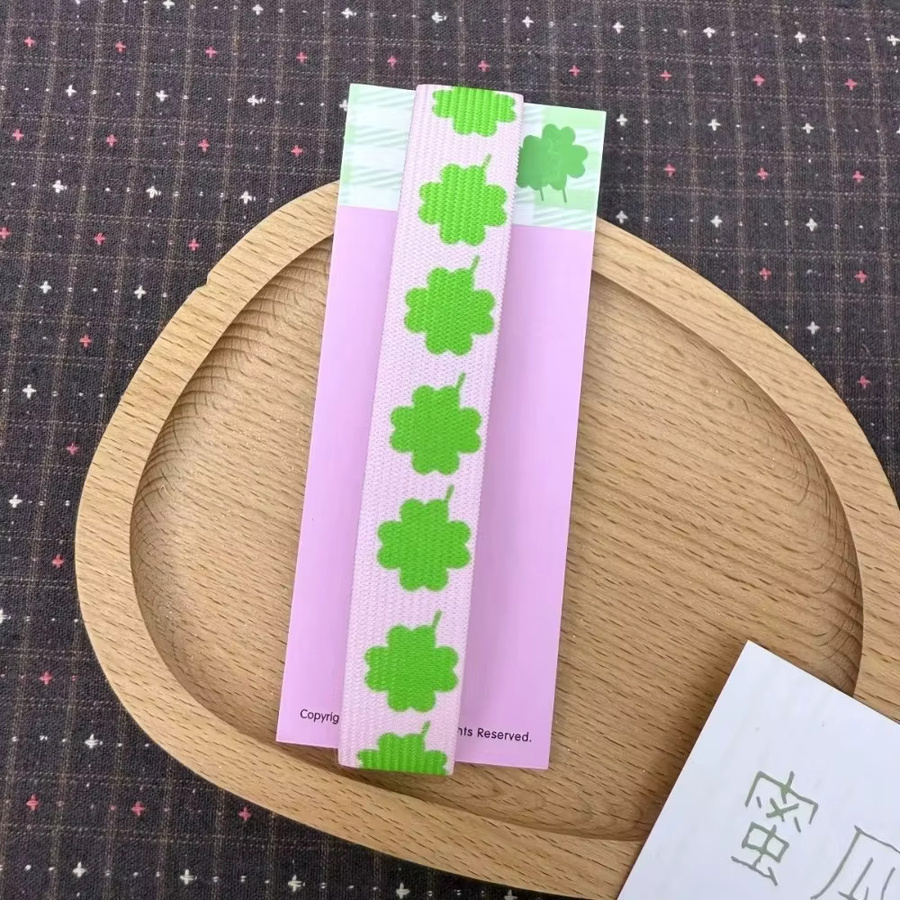 Kawaii DIY Notebook Riemen mit Stern-Motiv, verstellbares Gummiband in Rot zur Dekoration und Sicherung deines Notizbuchs - Bild 1