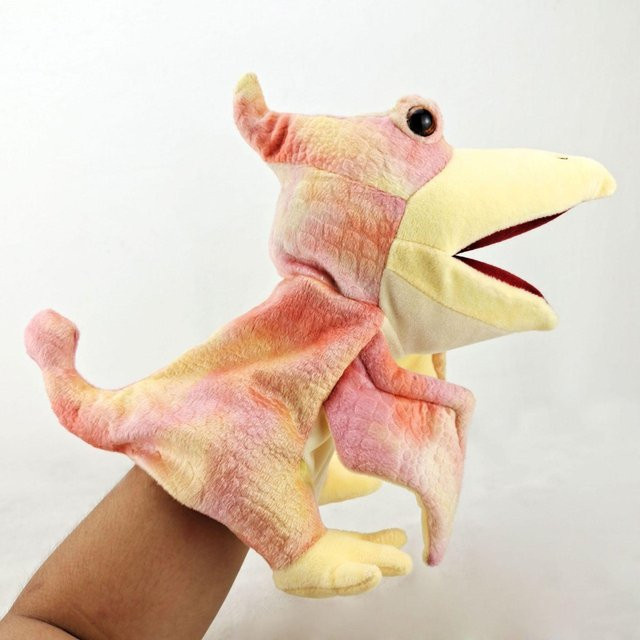 Yiran Health & Beauty Dinosaurier Handpuppen-Plüschtiere, ab 3 Jahre - Bild 1