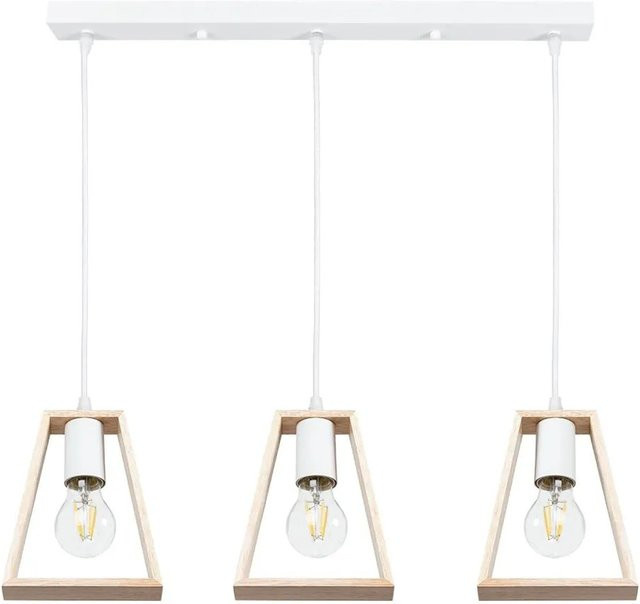 Arte Lamp Pendelleuchte Brussels 3-flammig in Weiß, höhenverstellbar, E27, Metall - Bild 1