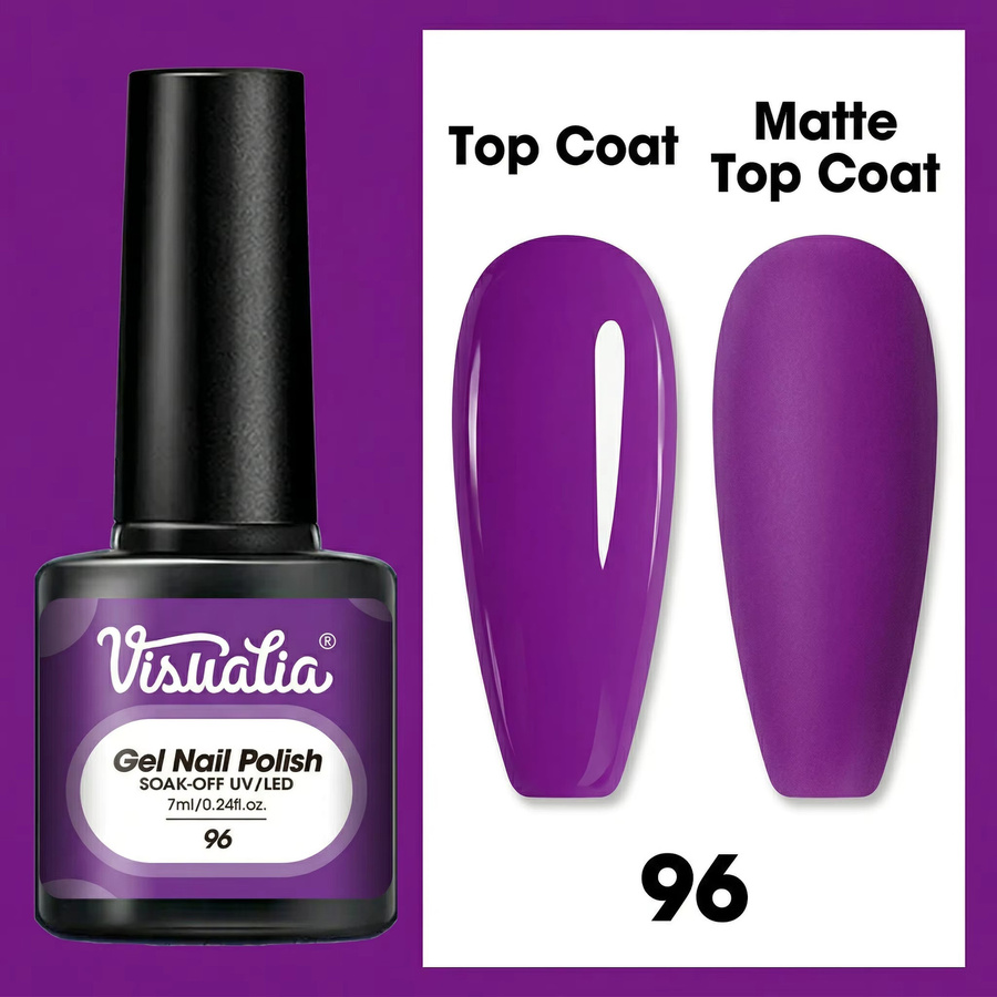 Visuatia Gel-Nagellack, Lila, 7 ml - Bild 2