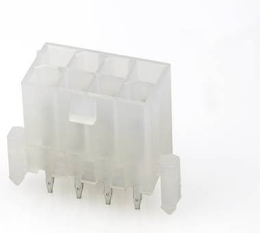 Molex Einbau-Buchsenleiste aus Kunststoff, 8-polig, transparent, Rastermaß: 4.20 mm - Bild 1