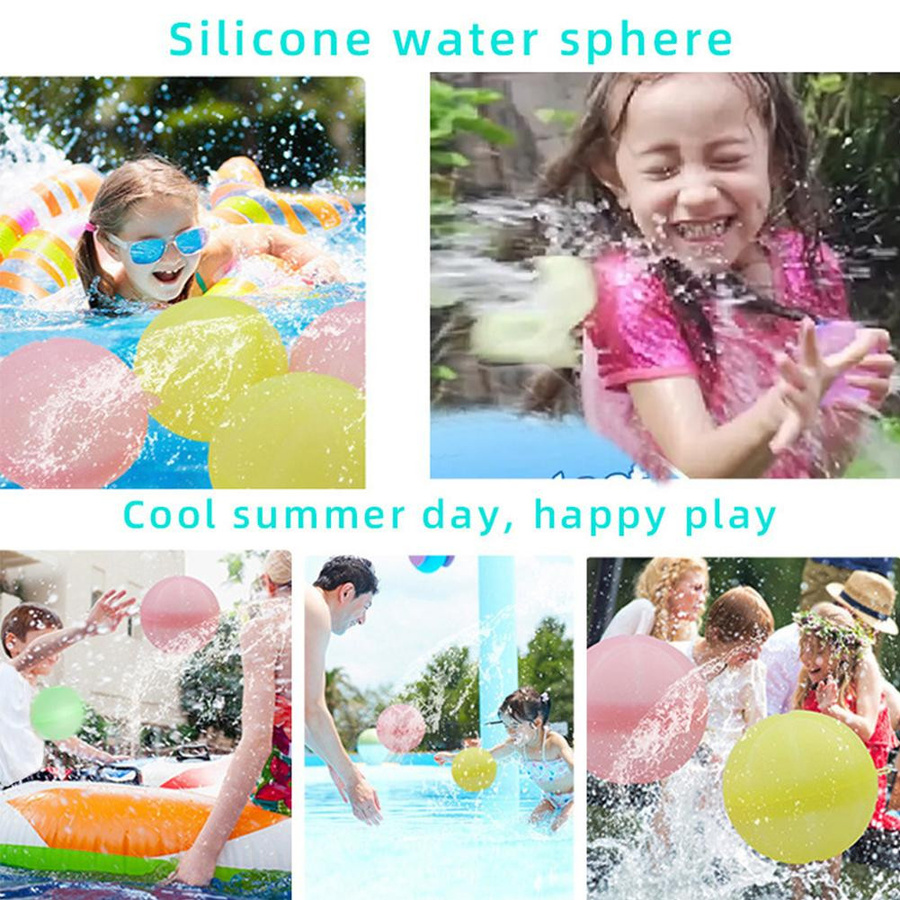 Bai Fen Bai Toys Silikon Wasserbomben Bunt / Mehrfarbig 12-teiliges Set - Bild 3