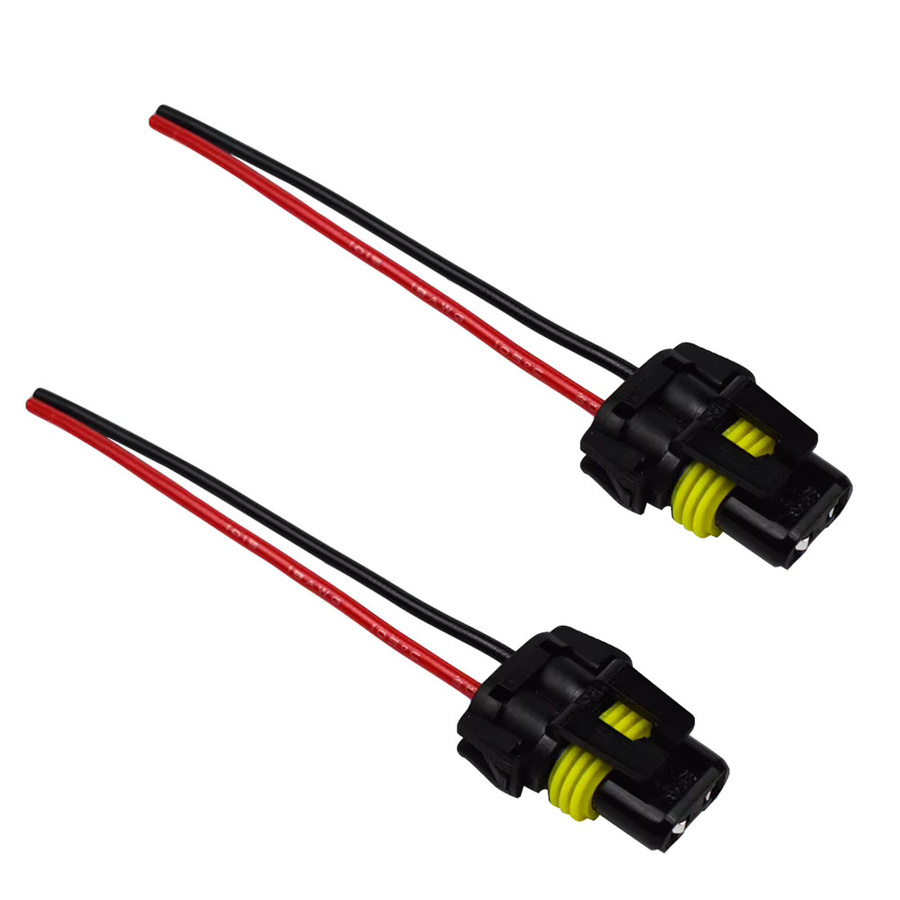 ATUOTIN Glühlampenfassung Set für Auto-Scheinwerfer und Nebelscheinwerfer, 2/4 Stück, Plug-and-Play Buchsenadapter für 9005 9006 HB4 HB3 H10, Schwarz - Bild 3